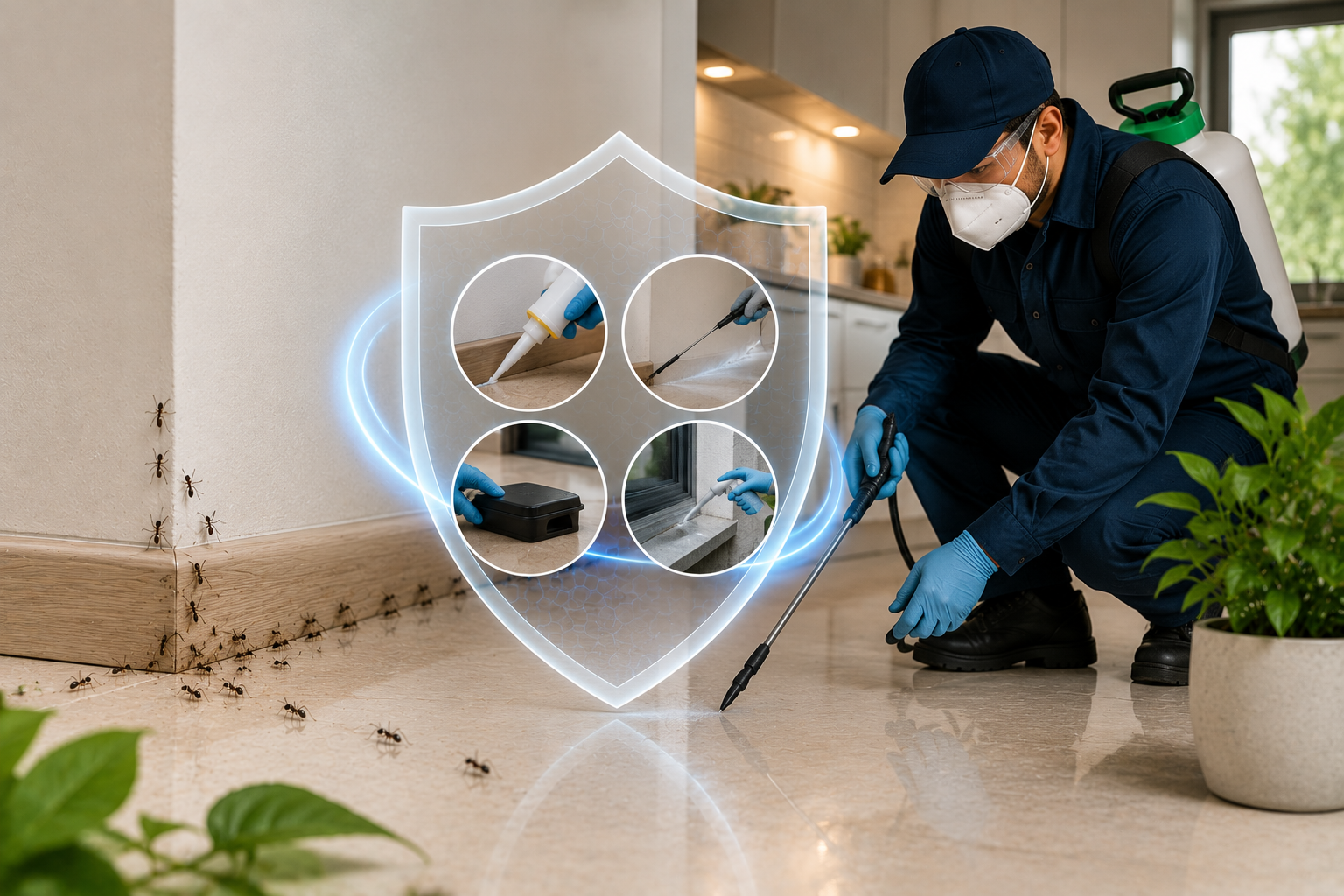 Annual ant control AMC for long-term ant prevention