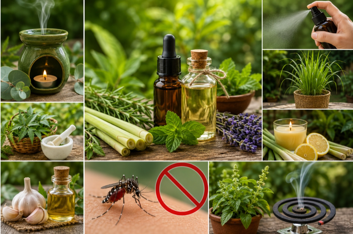 Natural mosquito repellents: do citronella, neem, tulsi and other plant-based options really work