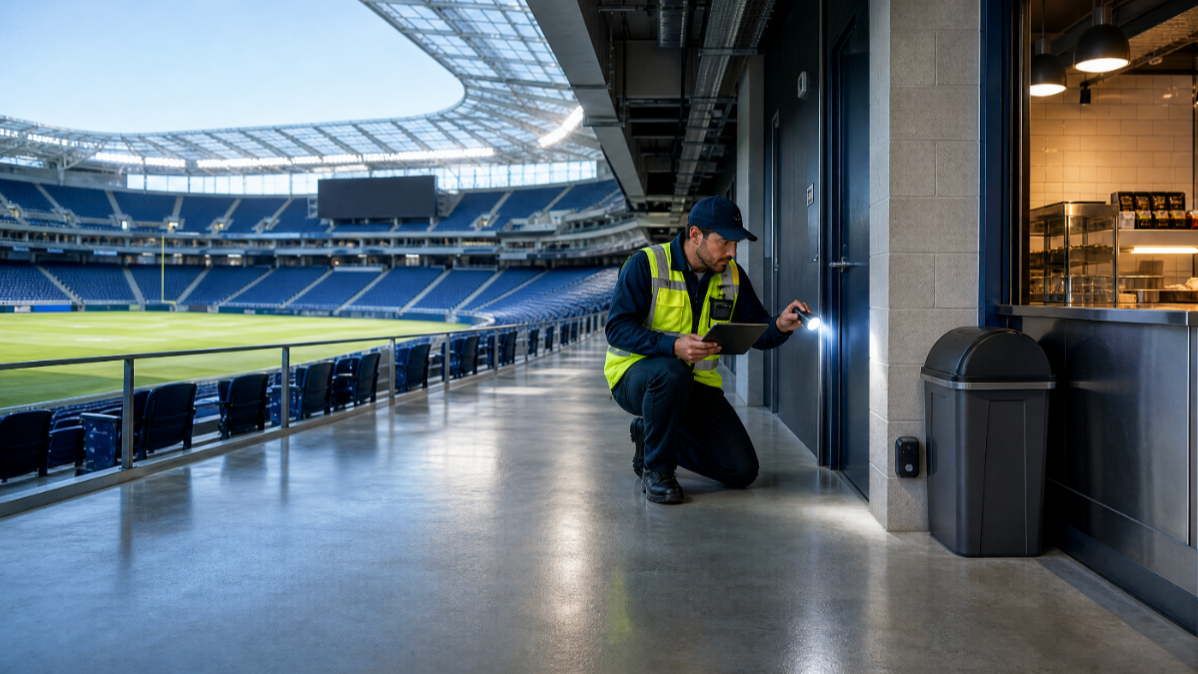 Pest control for sports facilities, stadiums and arenas