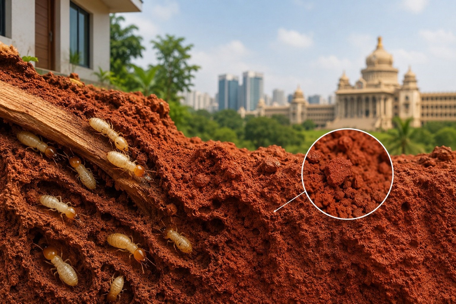 Why termites love Bangalore's red soil