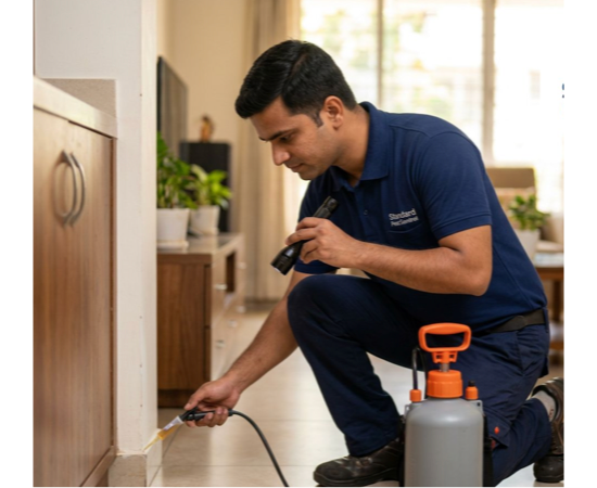 Standard Pest Control team providing pest control services in Bangalore